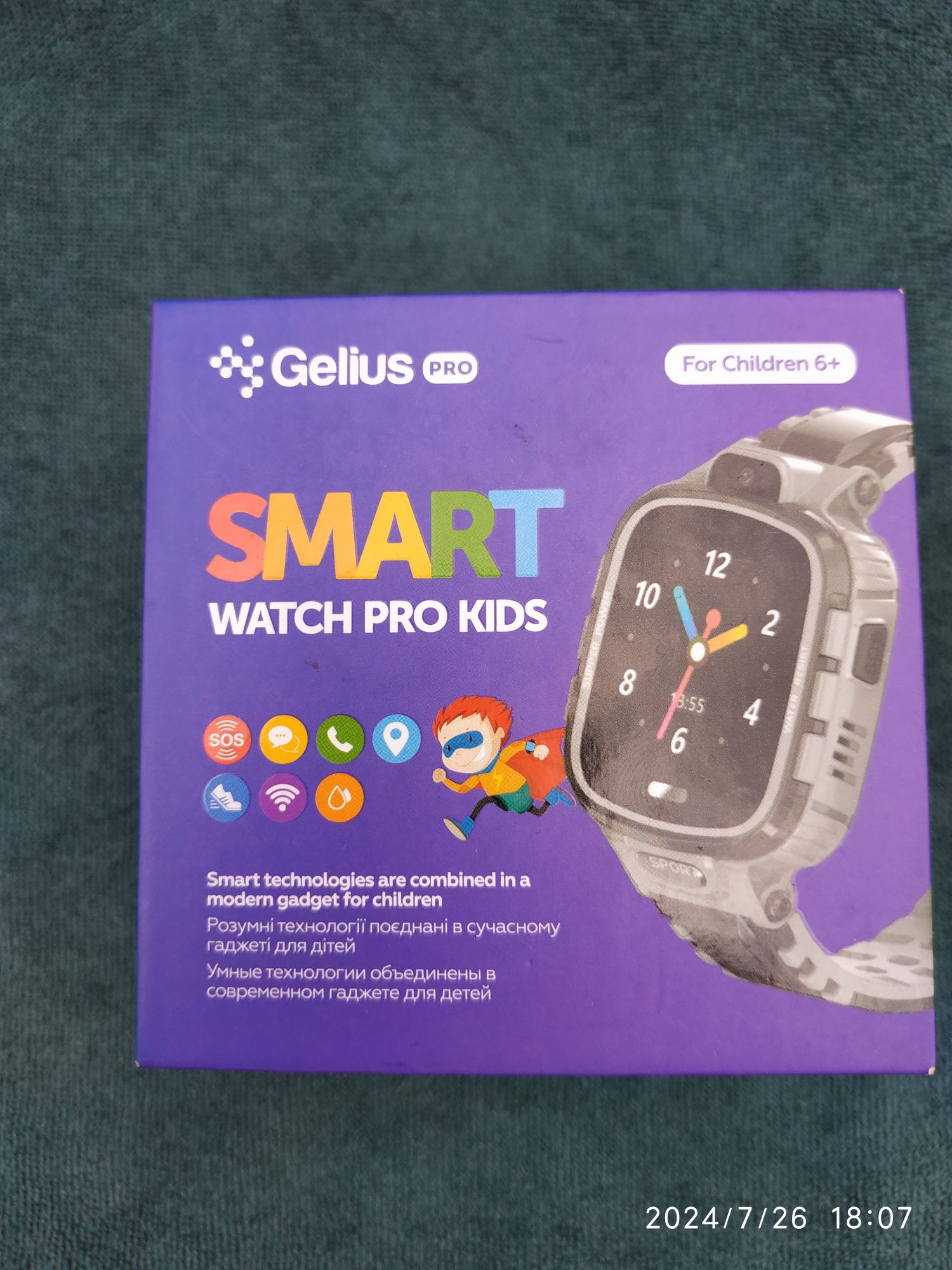 Дитячий смарт годинник Gelius Pro