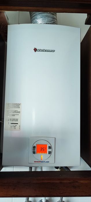 Esquentador Vulcano  inteligente sensor/ ventilado  (Gás Natural)