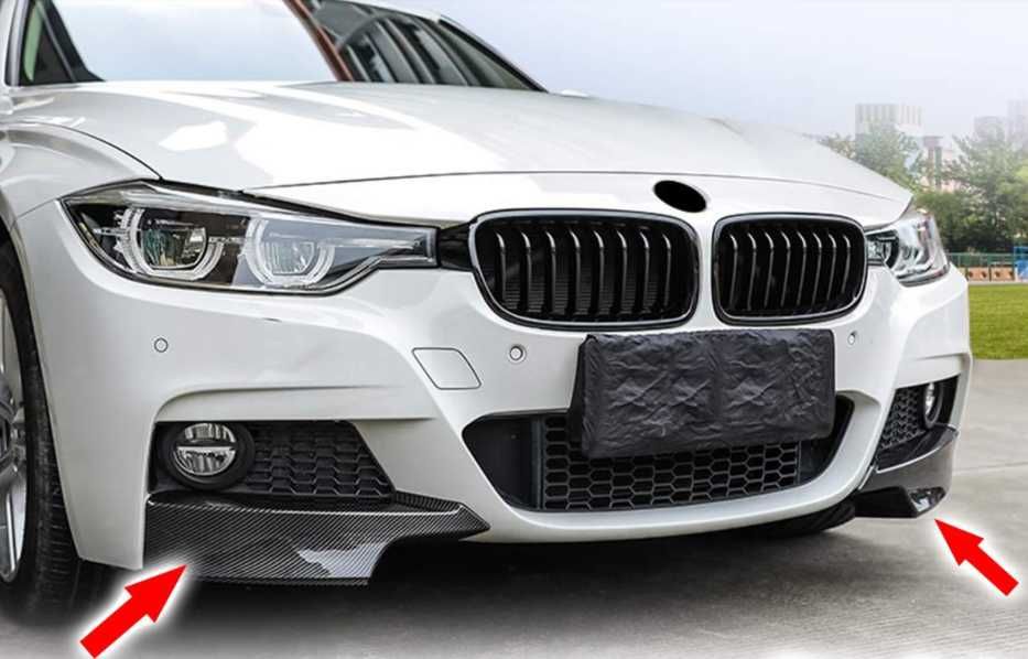 Splitter przedniego zderzaka BMW F30 F32 F36 splittery dokładka