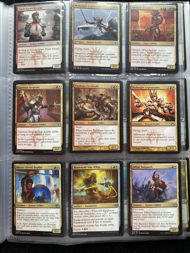 Magic the gathering Kolekcja 45 kart Boros +1000 kart każda inna