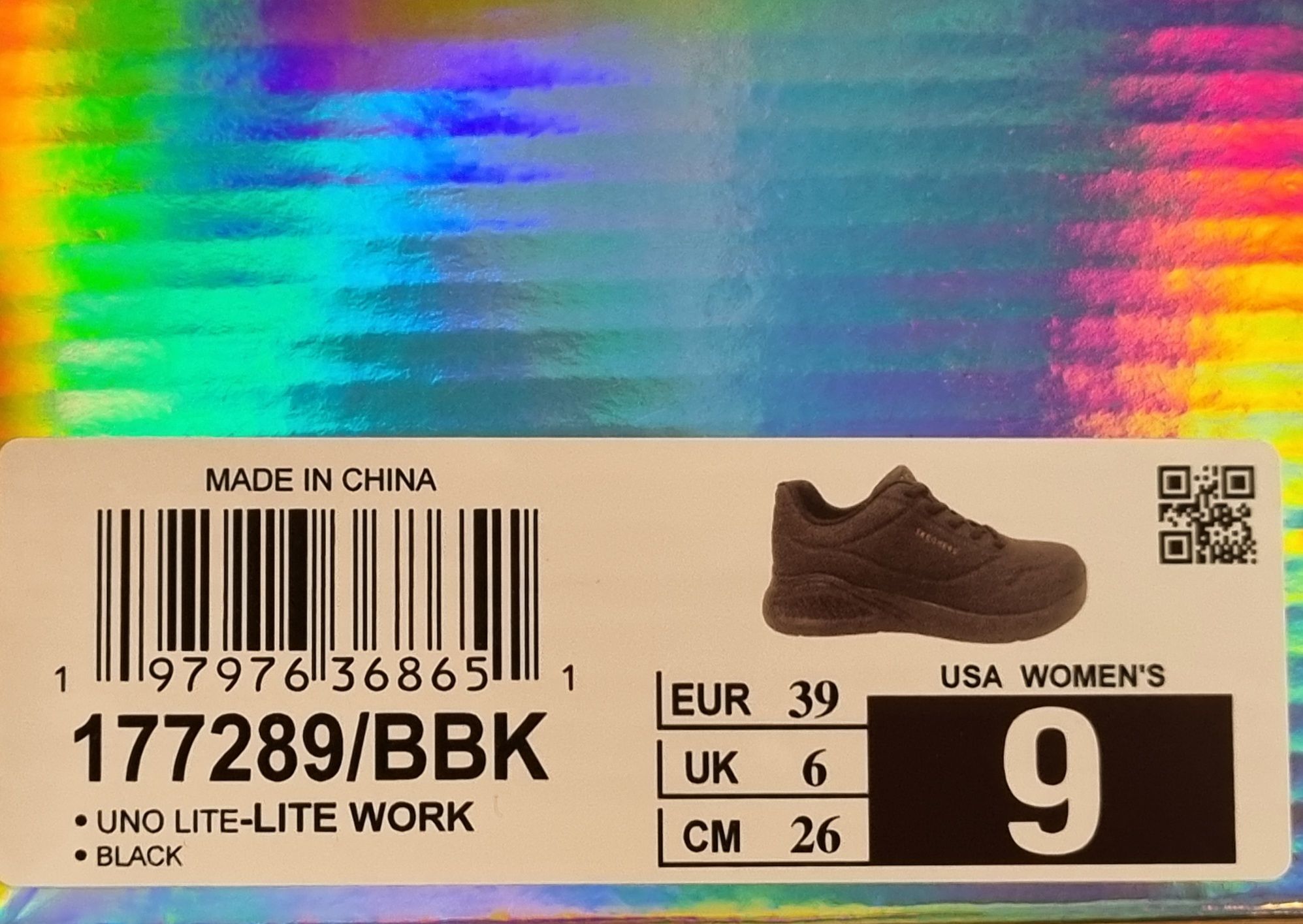 Кросівки жіночі скетчерс (skechers Uno Lite - Lite WORK) шкіра