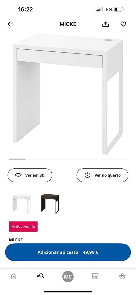 Mesas escritorio