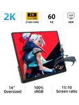 Портативний монітор 14 дюймів 2К 2160x1440