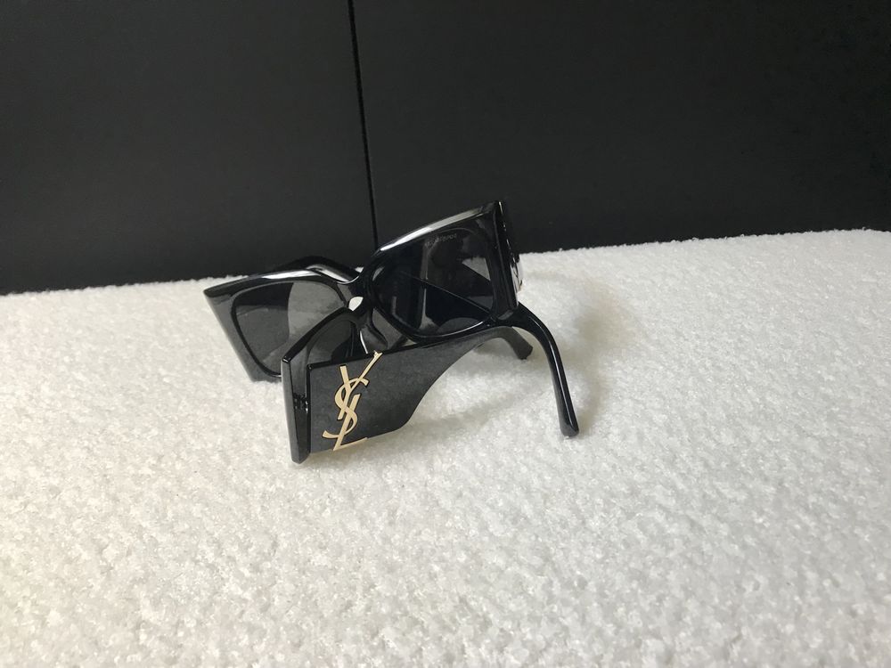 Nowe okulary przeciwsloneczne ysl blaze czarne