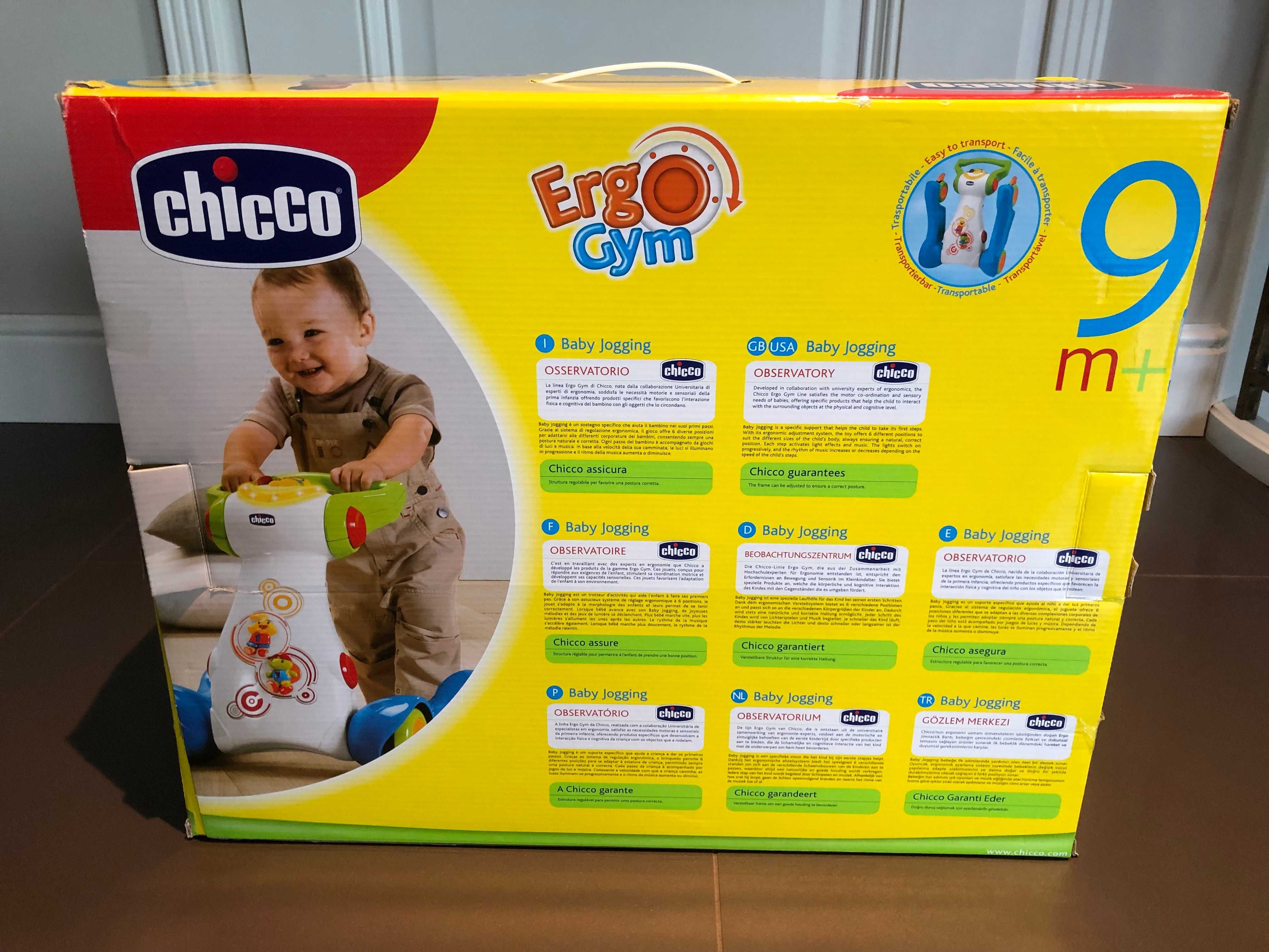 Chicco, Pchacz Ergo Gym, zabawka niemowlęca - stan idealny