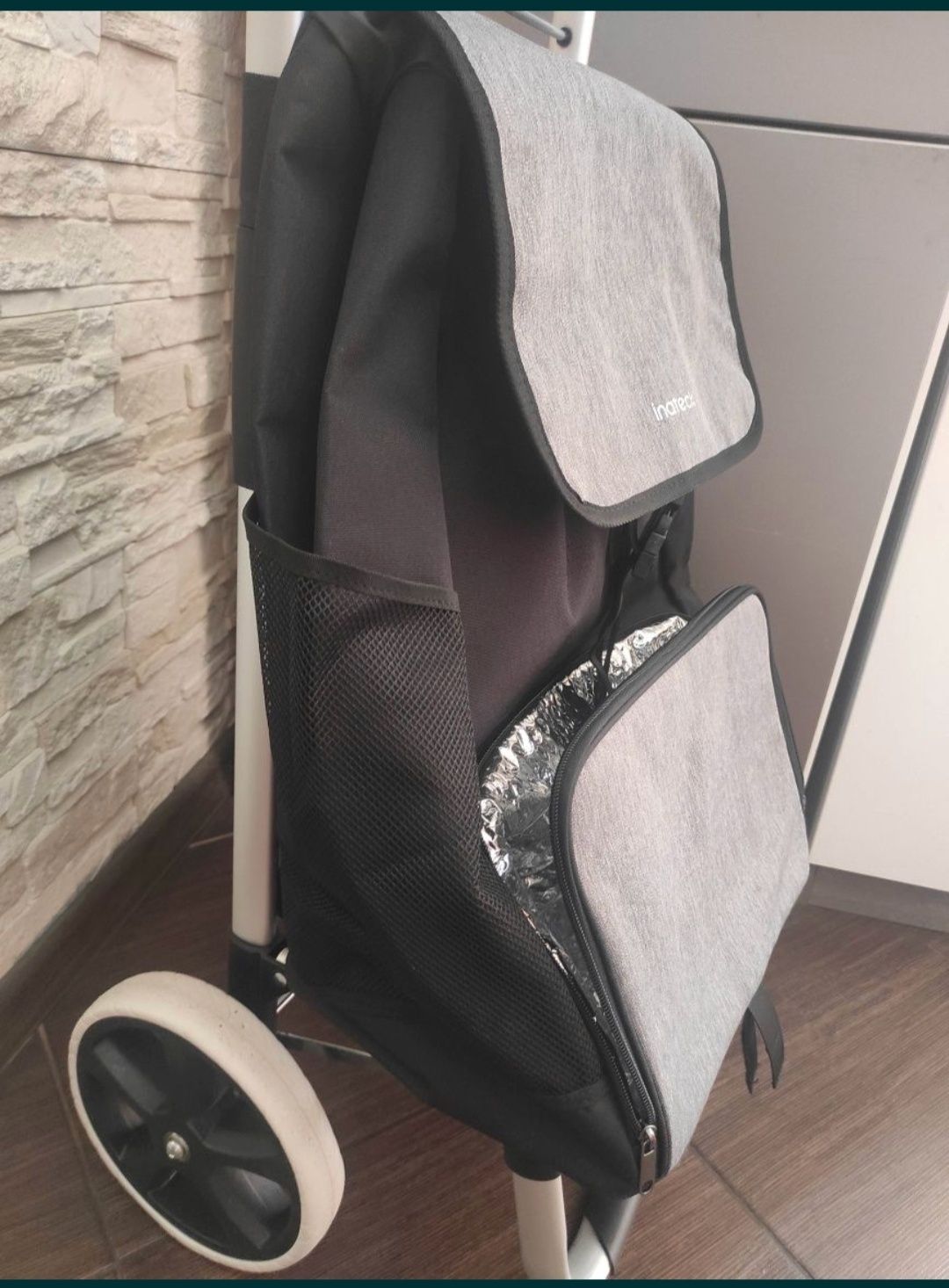 Lekki kompaktowy wózek transportowy,torba