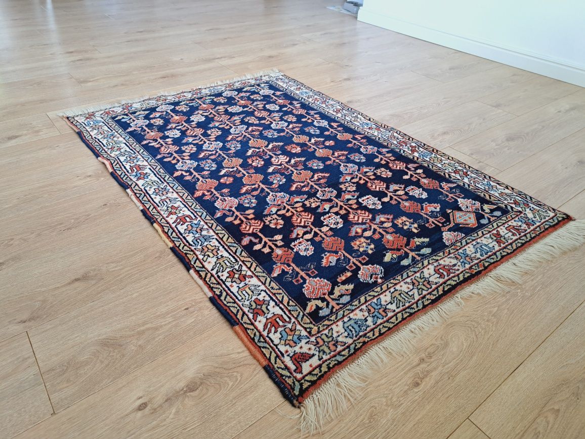 Iranski ręcznie tkany wełniany dywan Qashqai 90x137cm nr 1474