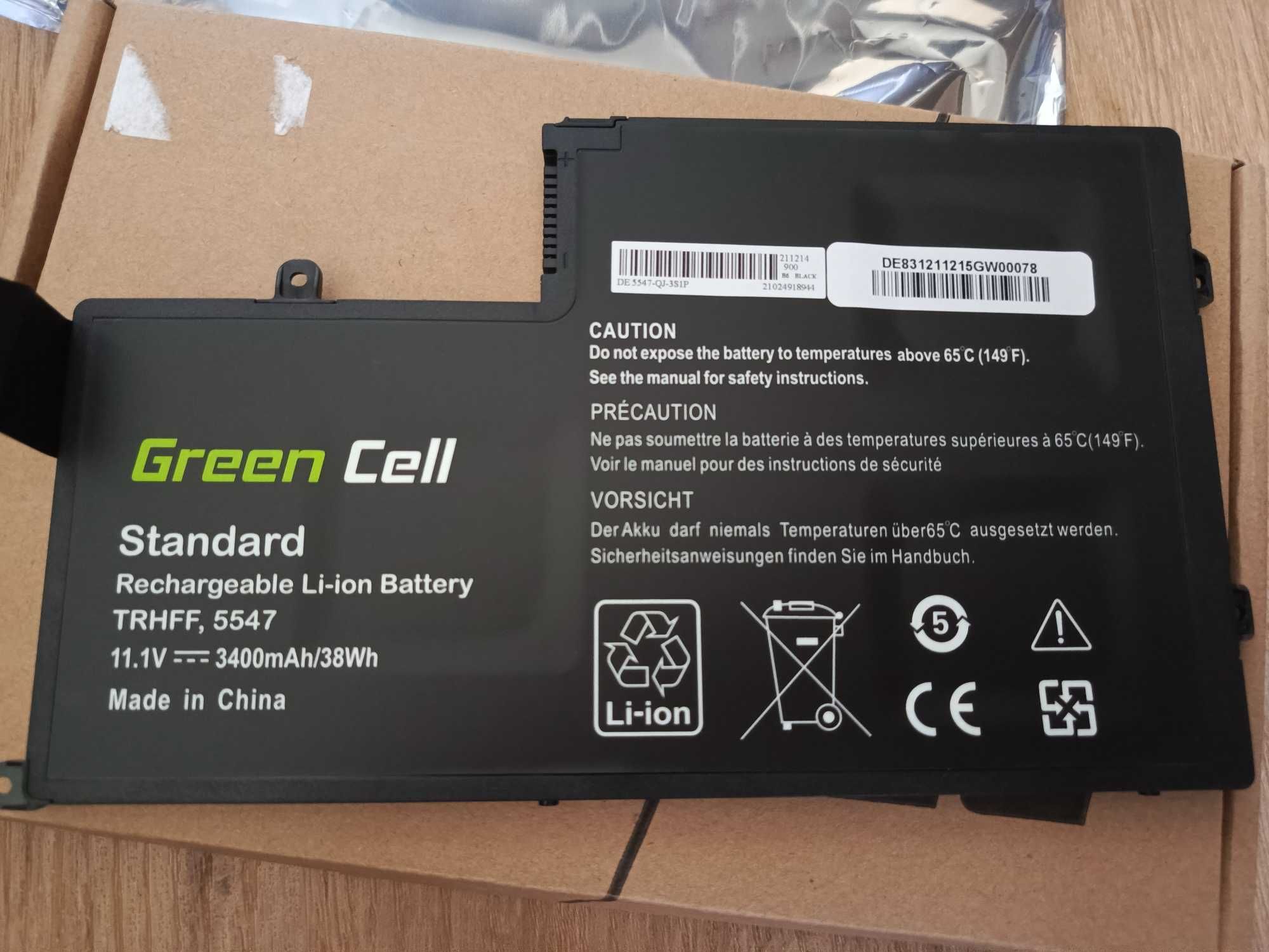Bateria laptopowa TRHFF Green Cell 3400 mAh do DELL