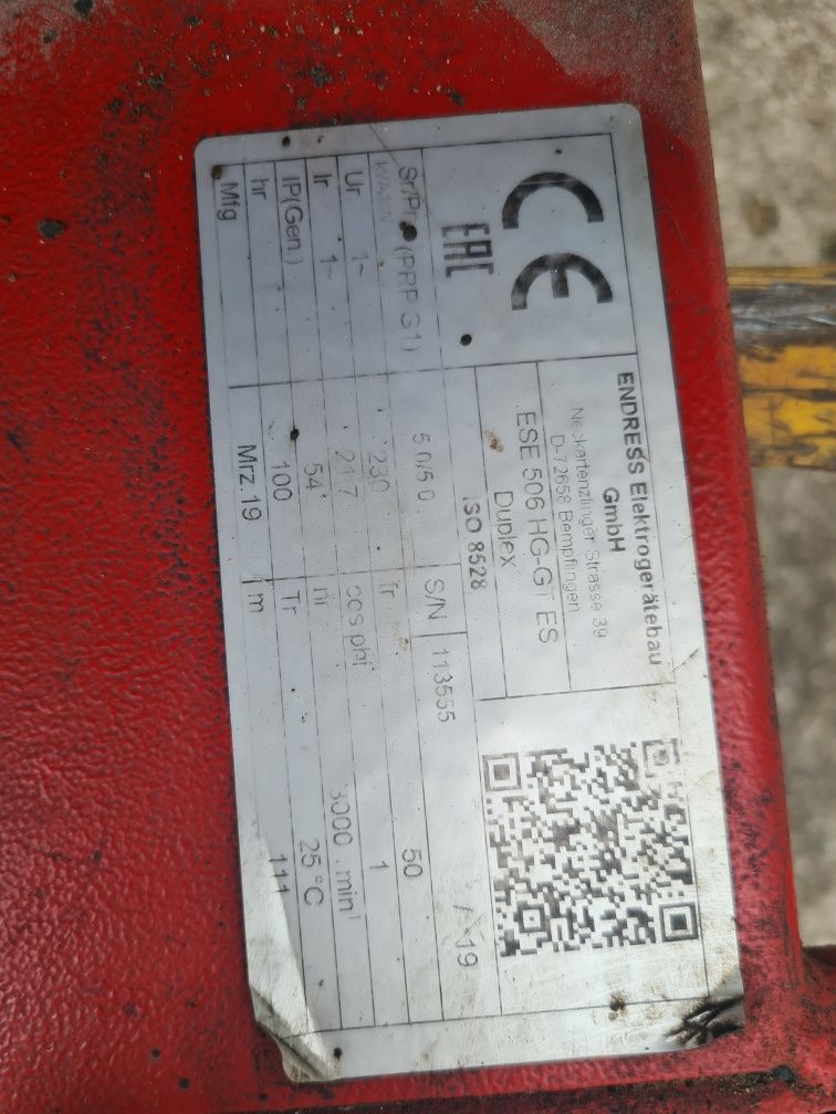 Agregat prądotwórczy Endress ESE 506  2018r na rozrusznik