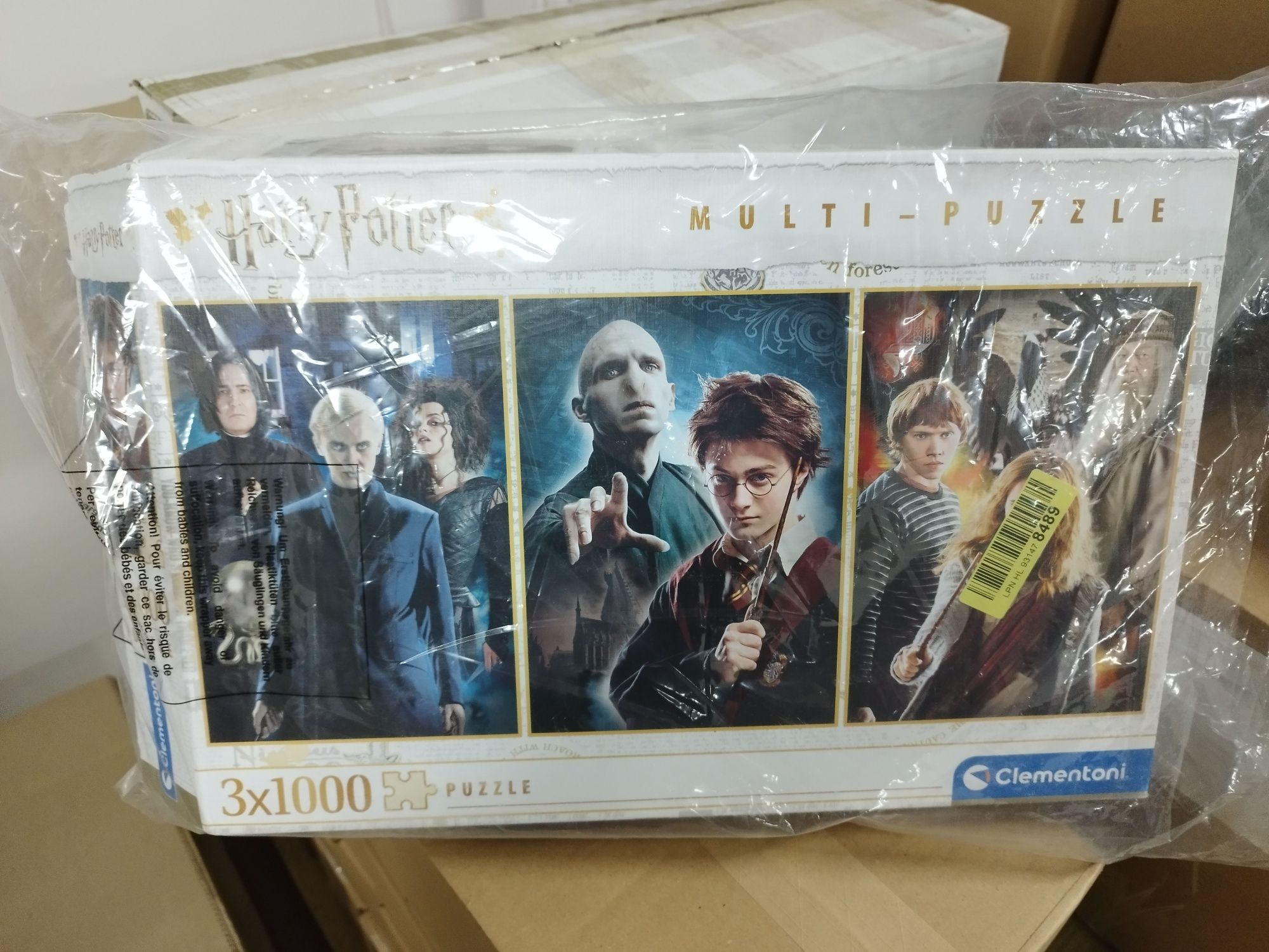 Puzzle nowe uszkodzony karton
