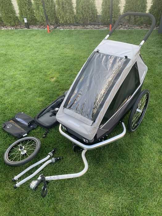 Croozer Kid Keeke 1 przyczepka rowerowa wózek 4w1 niemowlaka dziecka