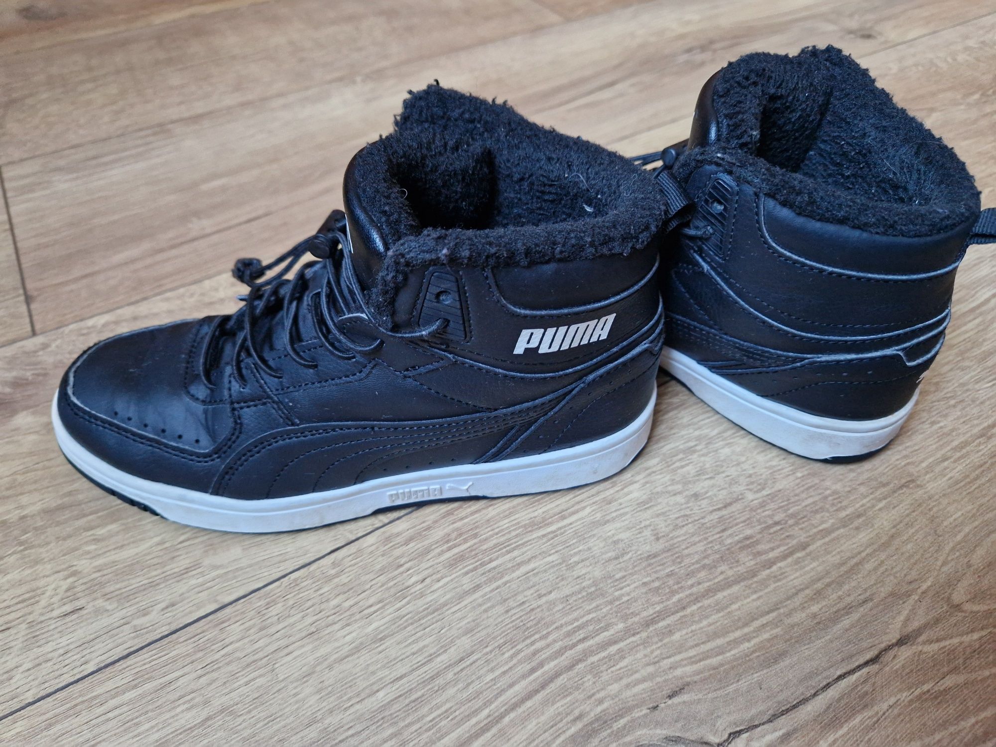 Buty puma roz. 36 wysokie za kostkę czarne