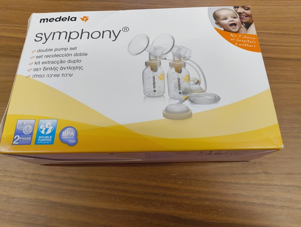 Extrator de Leite Medela Swing + Set Symphony + Pack válvulas e membra