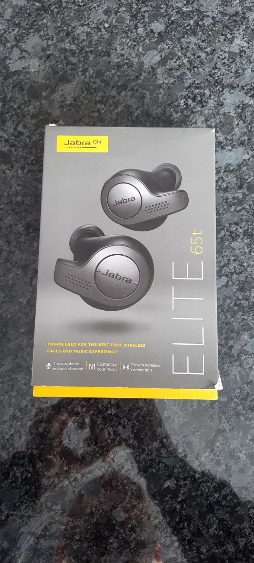 Sluchawki Jabra Elite 65t kolor Titanium Black