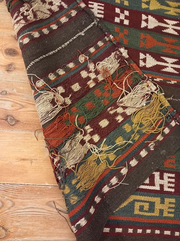 Dywan kilim wełniany ręcznie tkany