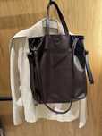 Czekoladowa torebka Massimo Dutti