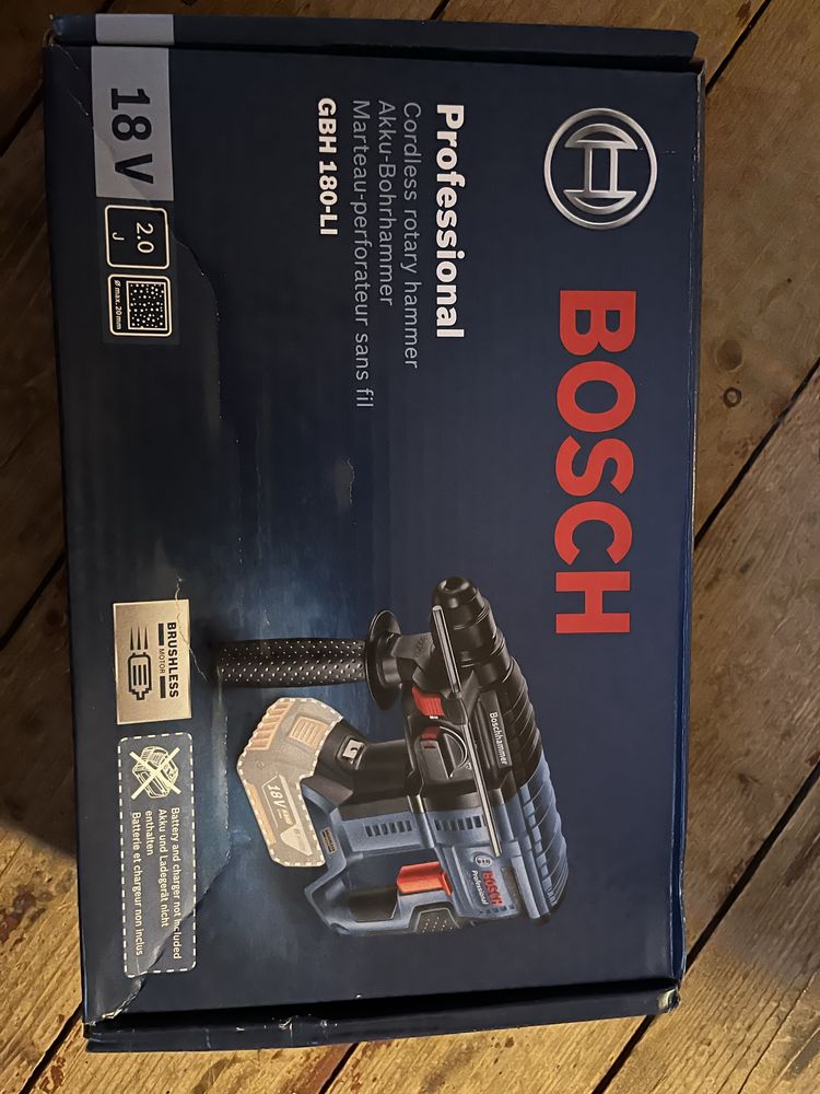 NOWA Młotowiertarka Bosch Professional GBH 180-Li 18V