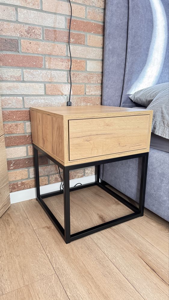 Komplet szafek nocnych loftowych