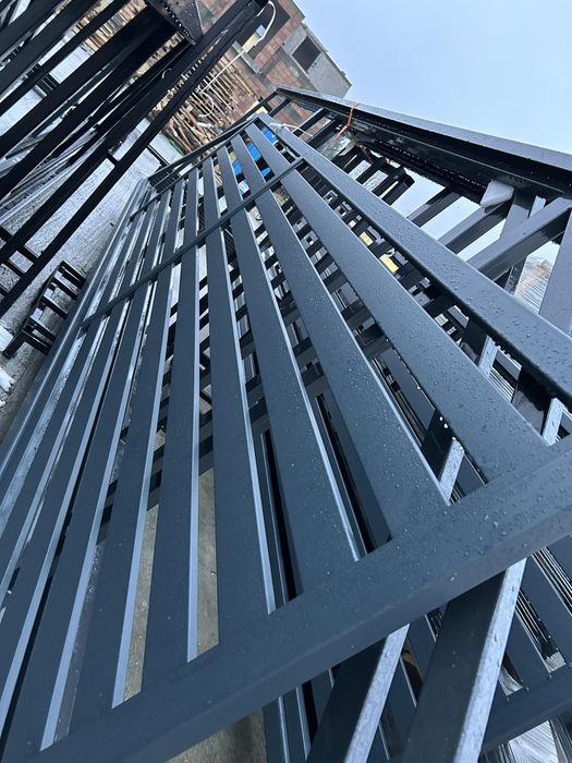 PROMOCJA!! Ogrodzenie panelowe H*123 #4 kompletny zestaw