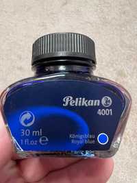 Чернила Pelikan 4001 в стеклянном флаконе 30 мл, цвет синие