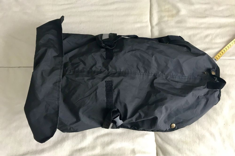 Kurtka czarna ocieplana dla duzego psa