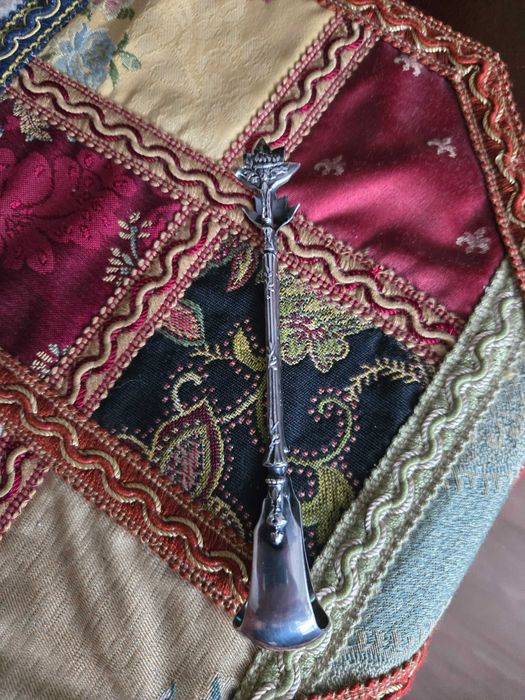 Szczypce Pazurki srebro Pr 950 Minerva Francja-Paryż do cukru lub lodu