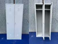 NOWA Szafa metalowa BHP ubraniowa socjalna dwudrzwiowa 180x80x49 D6