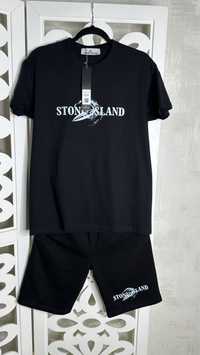 Костюм шорты футболка stone island