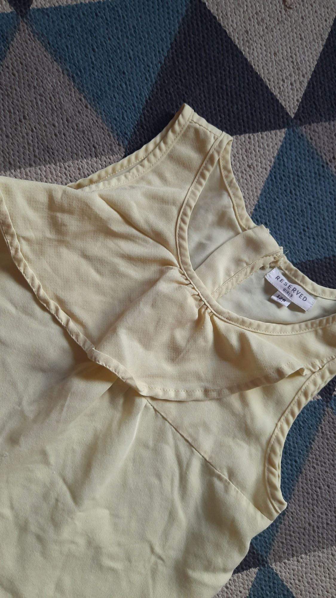 Żółta bluzka Reserved r. 128