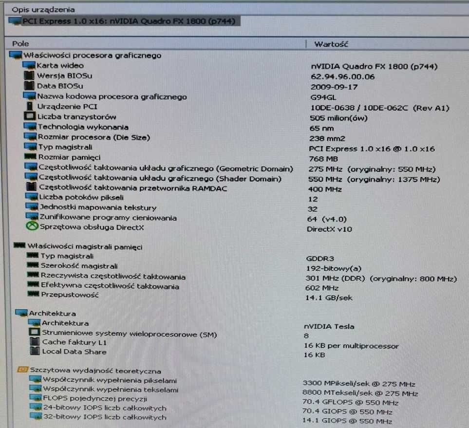 NVIDIA Quadro FX1800