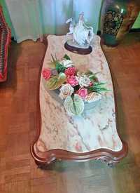 mesa decorativa em pedra marmore