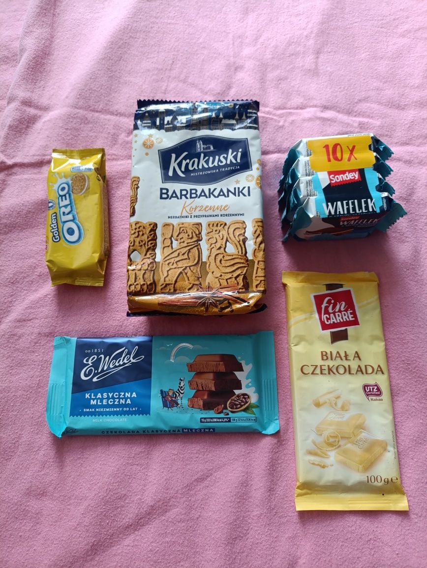 Różne słodkości chętnie oddam