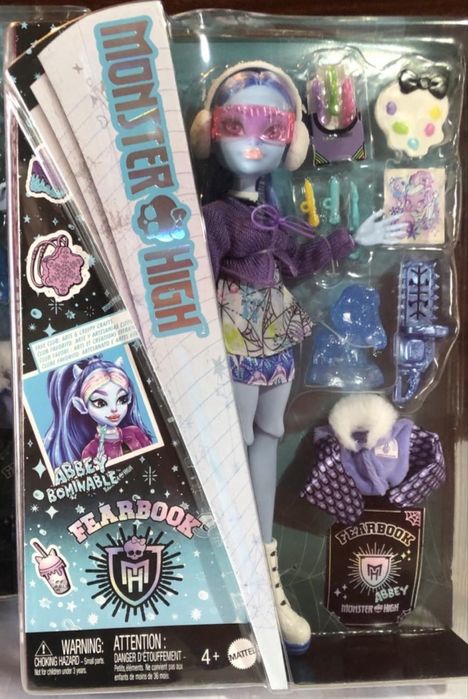 Abbey Bominable Fearbook G3 Monster High Еббі Фірбук Г3 Монстер Хай мх