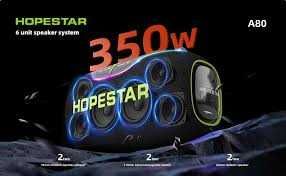 Hopestar A80 350W Bluetooth колонки чорные (Оригинал)