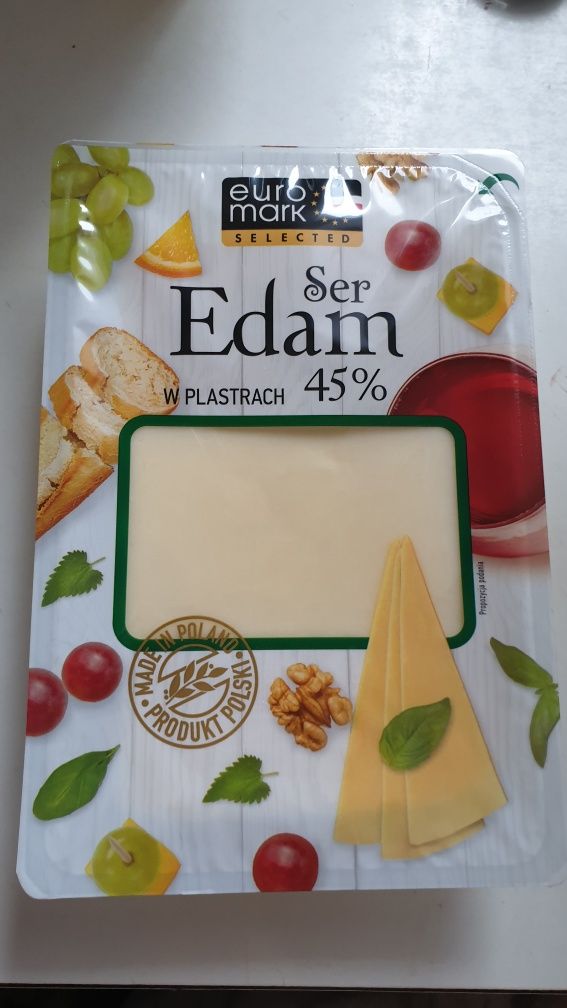 Сир напівтвердий, Еdam, пастинками, 500г