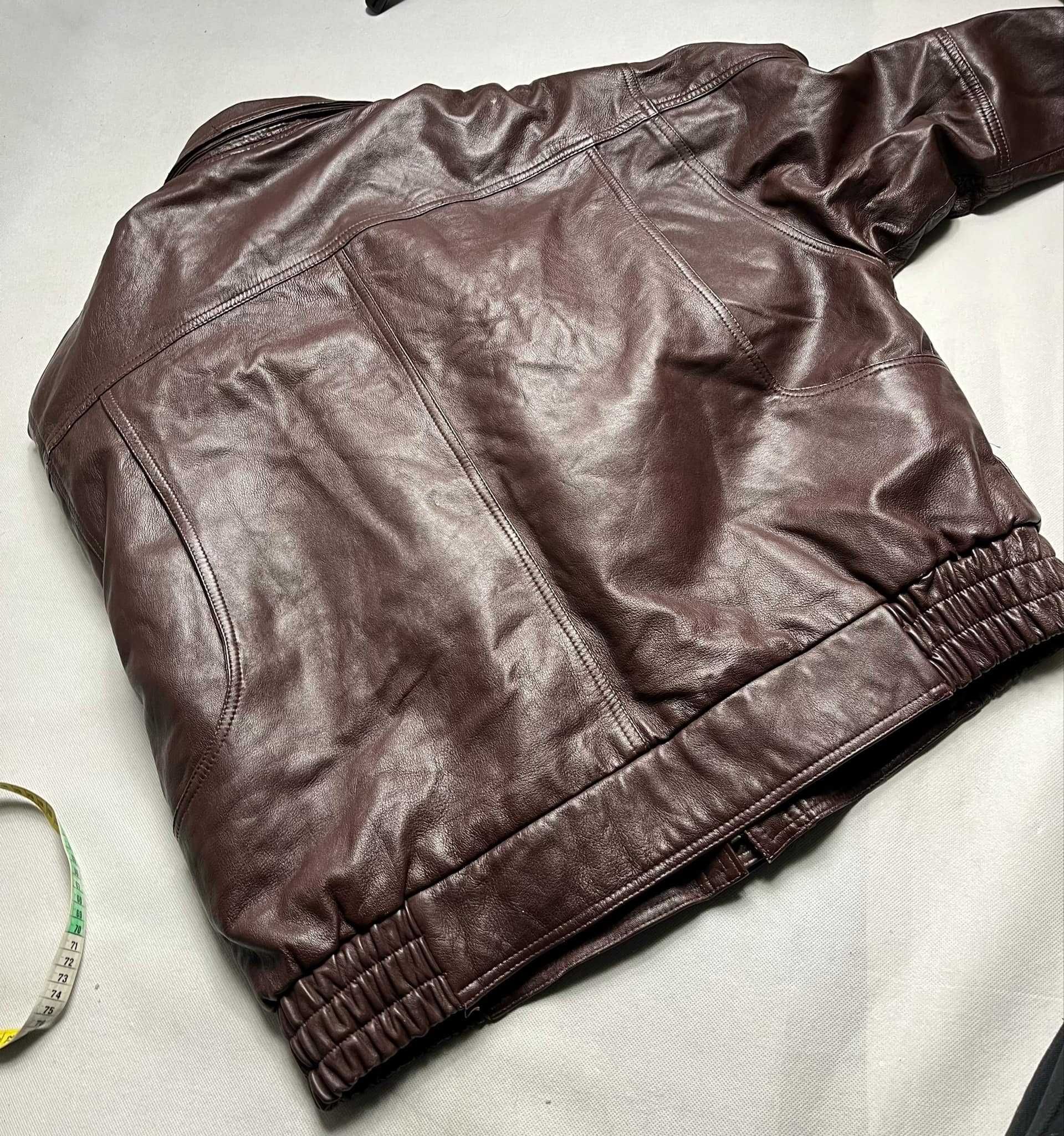 Męska kurtka skórzana Vintage