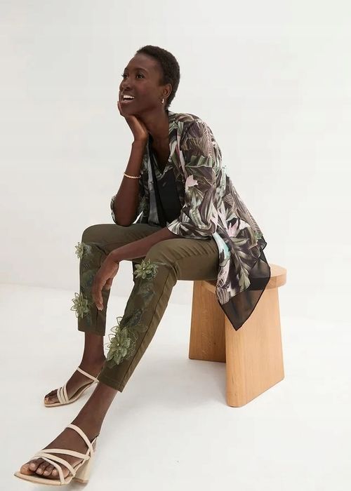 B.P.C komplet damski wdzianko koszulowe + top satynowy ^36