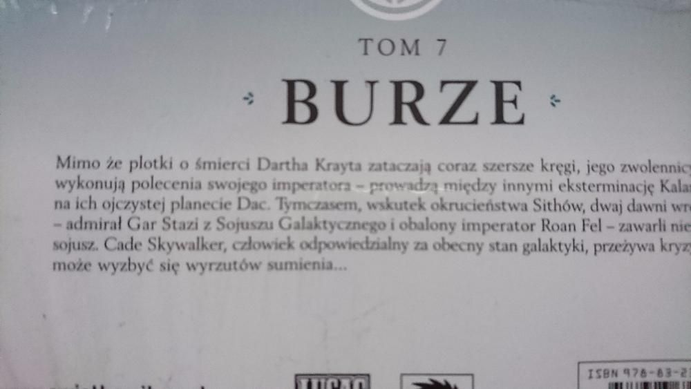 Komiks pt. Star Wars Dziedzictwo: Burze, tom 7