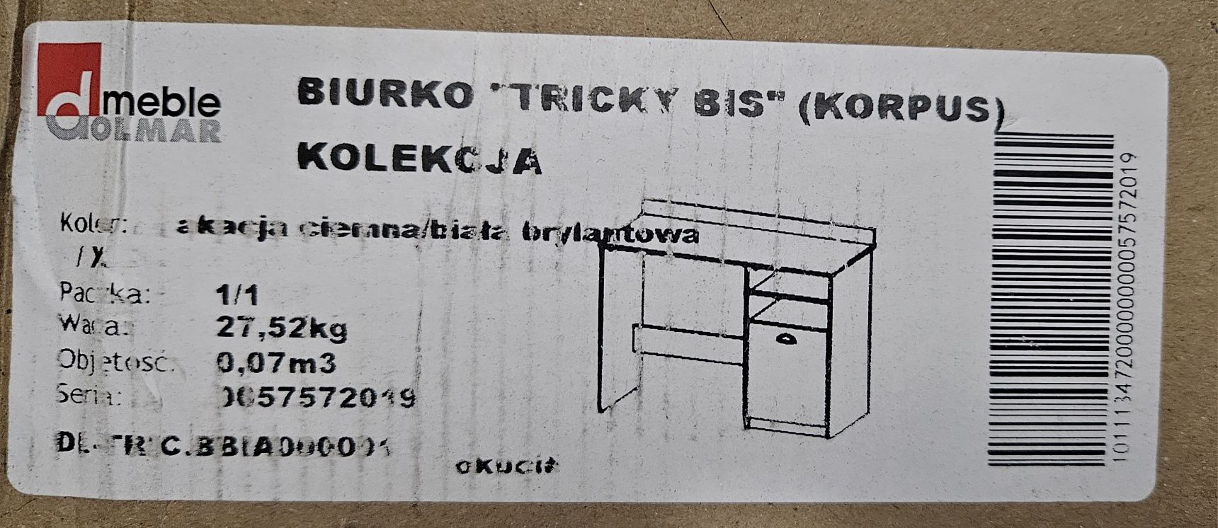 Nowe biurko młodzieżowe Tricky Bis