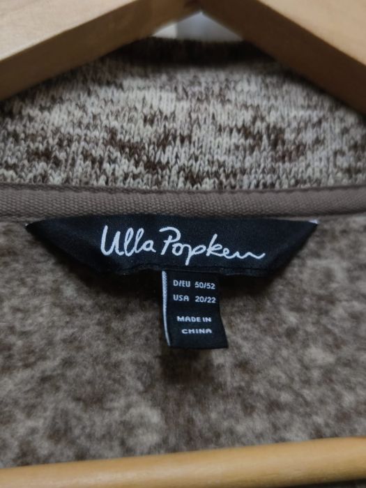 Bluza polarowa 4XL materiałowa damska sweter sweterek Ulla Popken clas