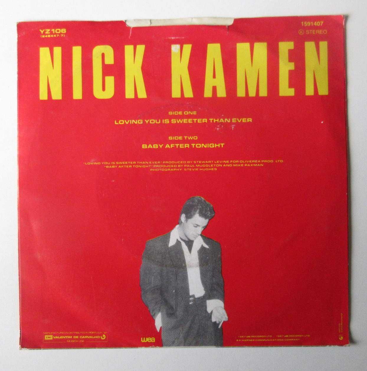 NICK KAMEN	Loving You Is Sweeter Than Ever (Single)