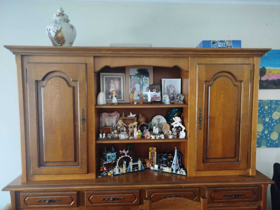 Móvel de sala de madeira maciça