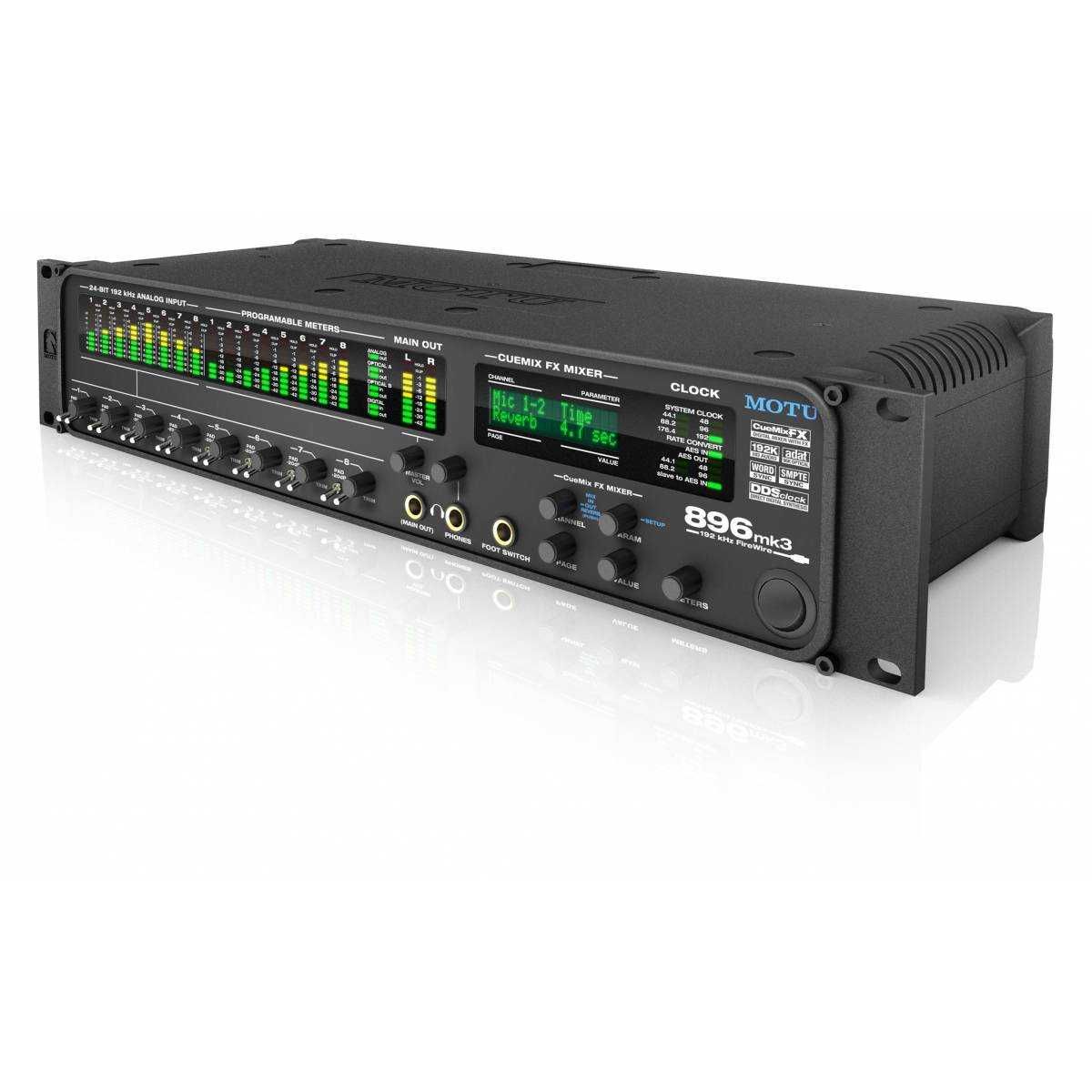 Interface de Áudio Motu 896MK3 – Como Nova