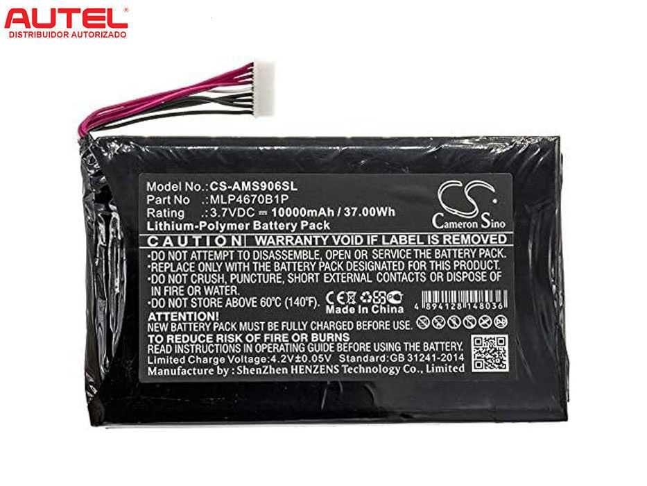 Bateria Máquinas OBD Autel MK906 MS906BT MS906TS MS906BT MS906S (NOVO)
