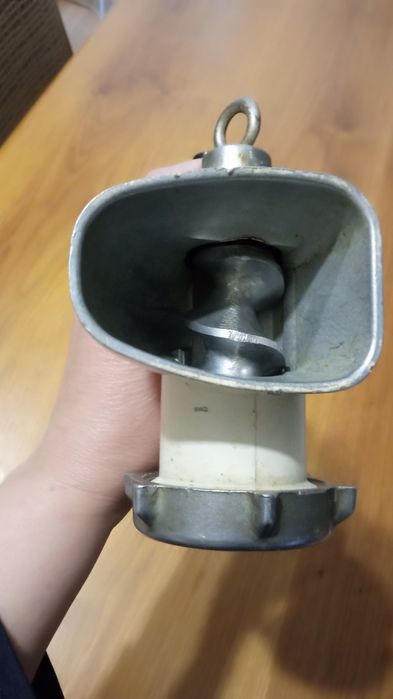 М'ясорубка подрібнювач  ручна механічна емалірована ГОСТ