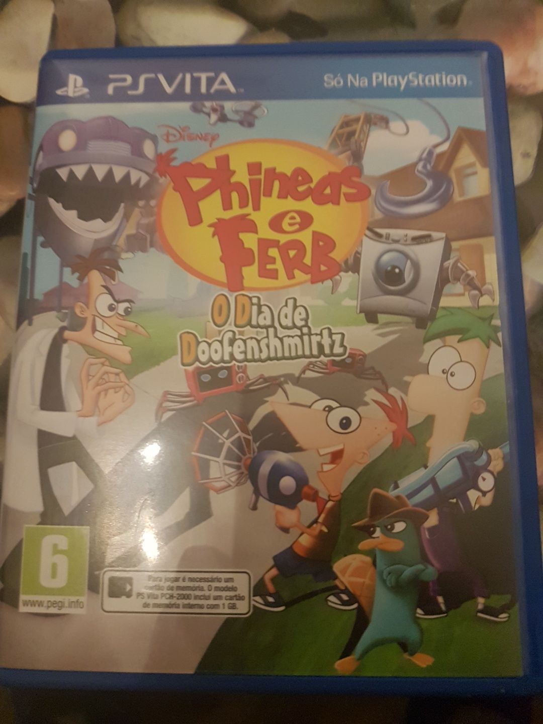 Jogo ps vita phineas e ferb