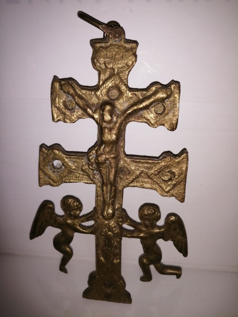Krzyż mosiężny Caravaca