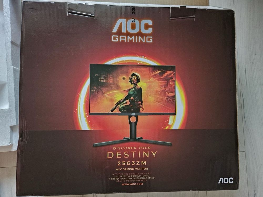 Monitor AOC 25g3zm 240hz