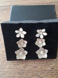 Conjunto de brincos dourado