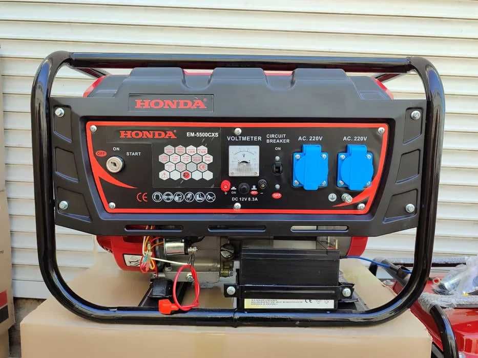 ‼️Потужний Генератор HONDA 5.5 кВт | Електростартер | 100% Мідь